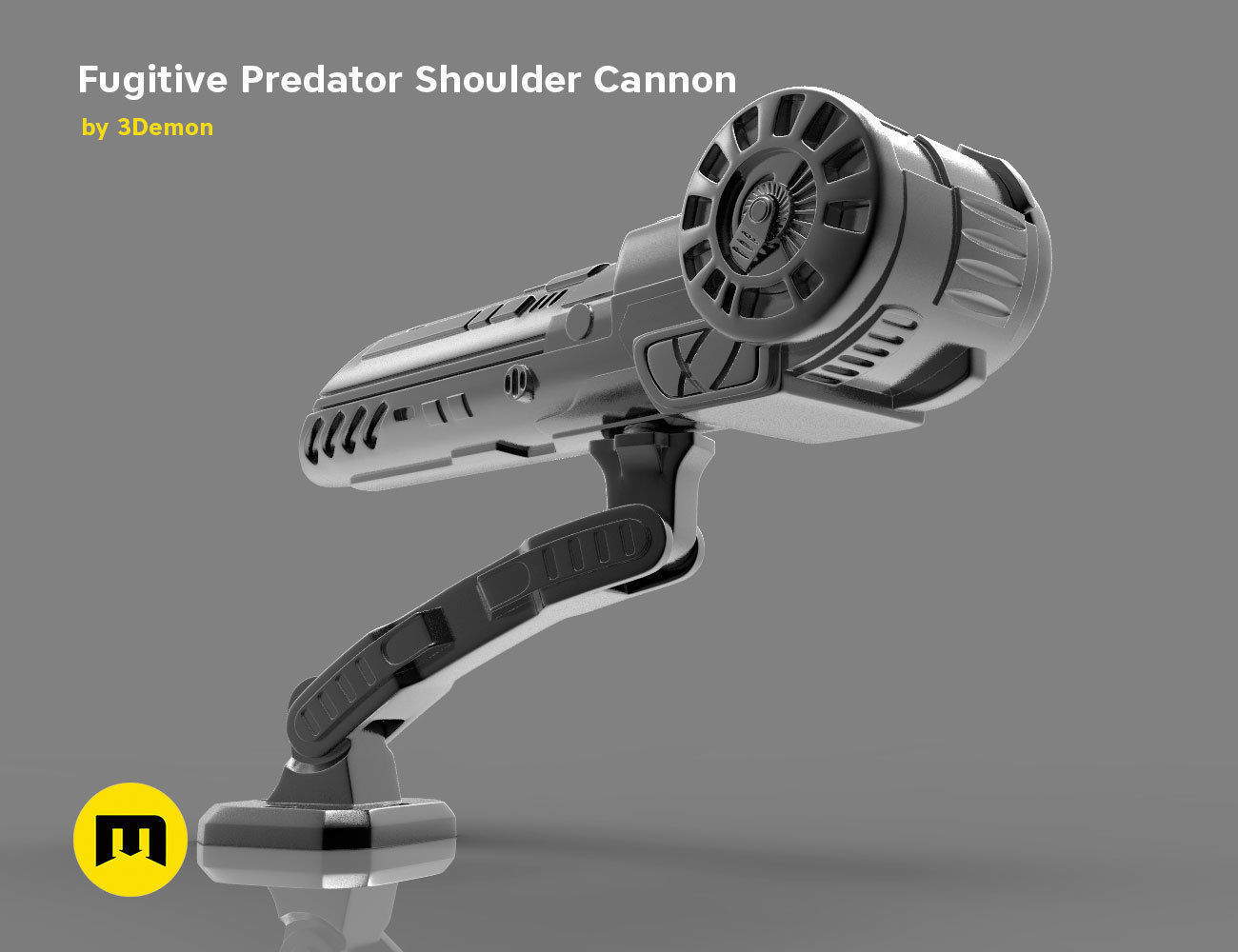 Fugitive Predator Shoulder Plasma Cannon 2018 3D print model_13