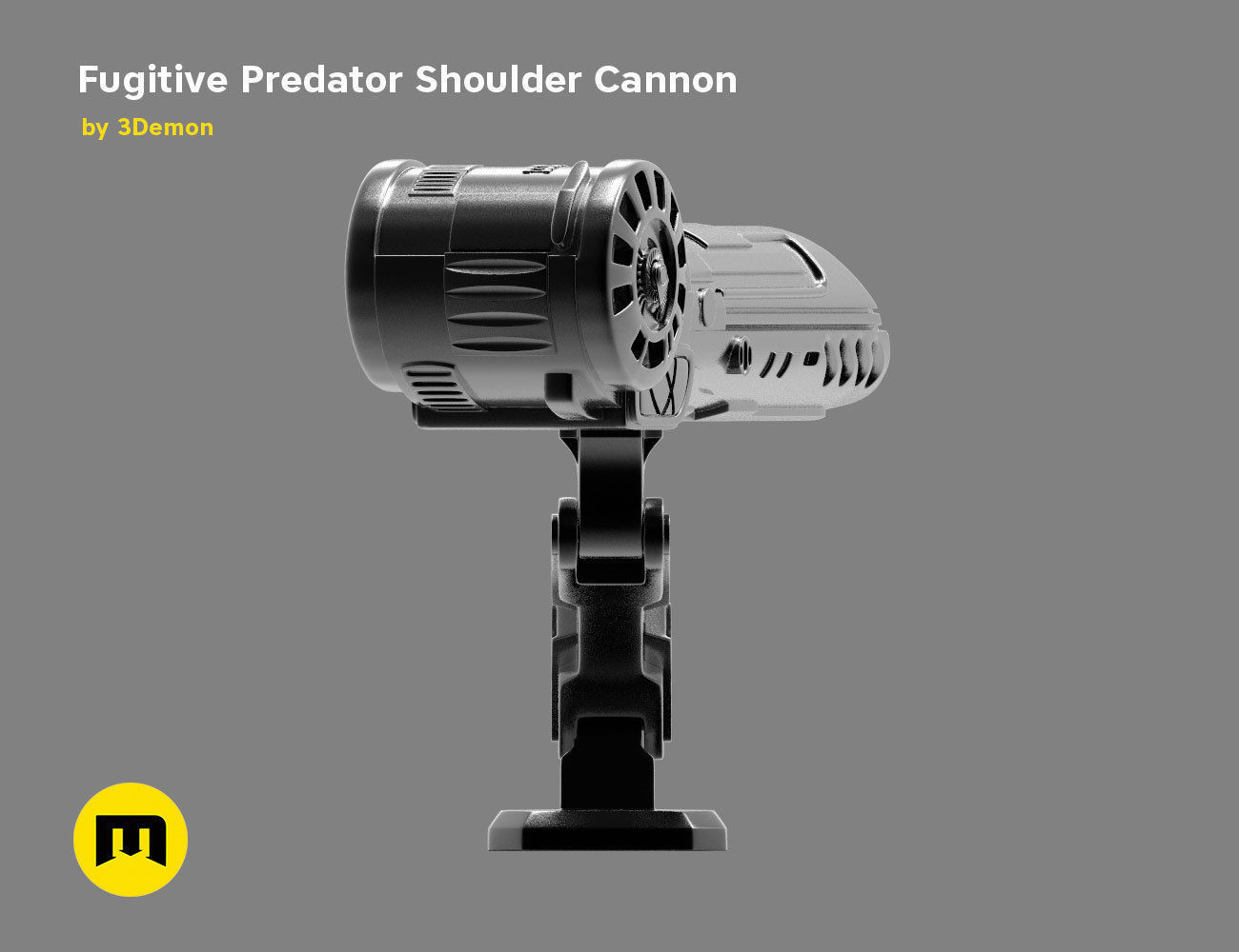 Fugitive Predator Shoulder Plasma Cannon 2018 3D print model_6