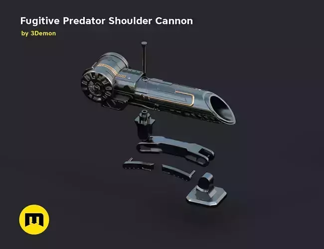 Fugitive Predator Shoulder Plasma Cannon 2018