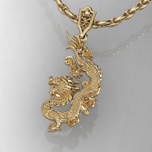 dragon pendant 3D print model