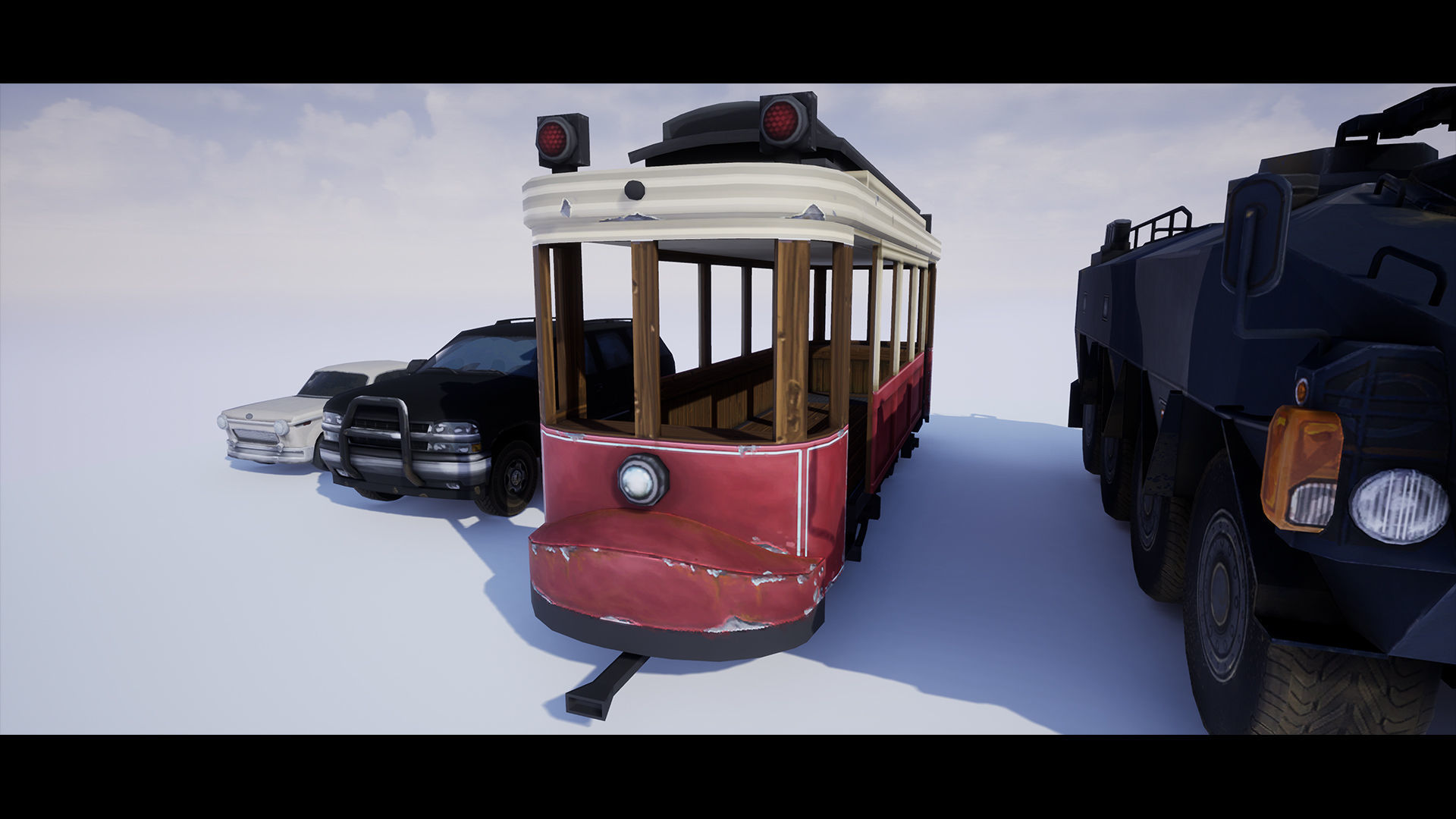 Stylized Cars Low-poly 3D model_4