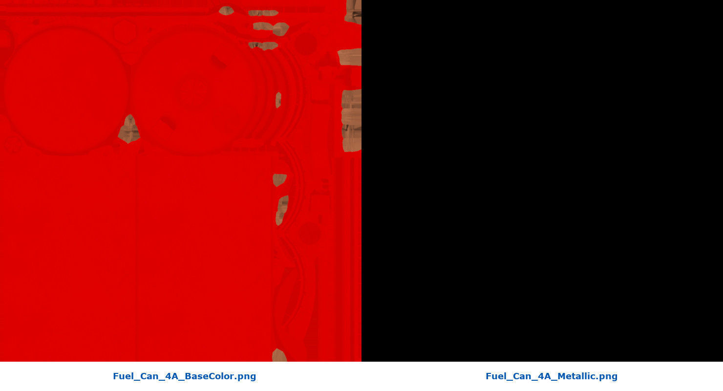 Fuel Can 4A Low-poly 3D model_7