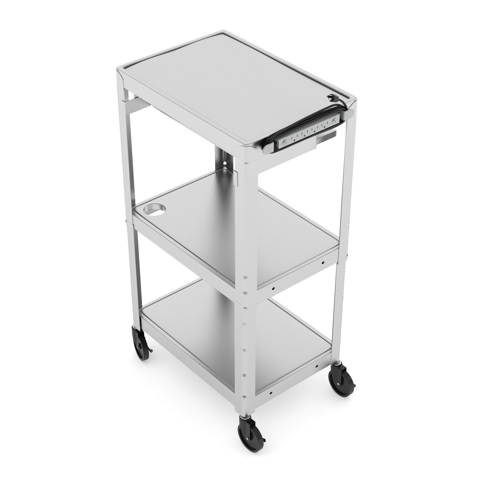 Medical Mobile Computer Cart 3D model_3