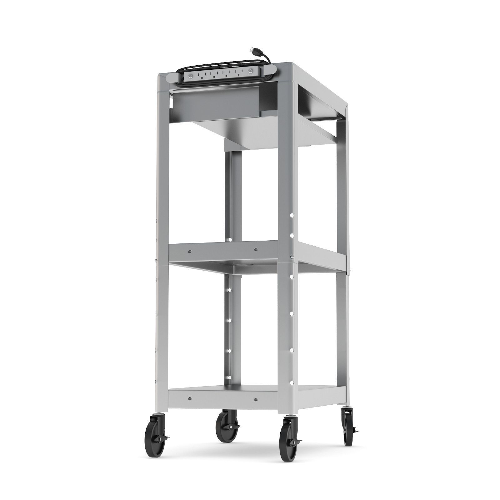 Medical Mobile Computer Cart 3D model_4