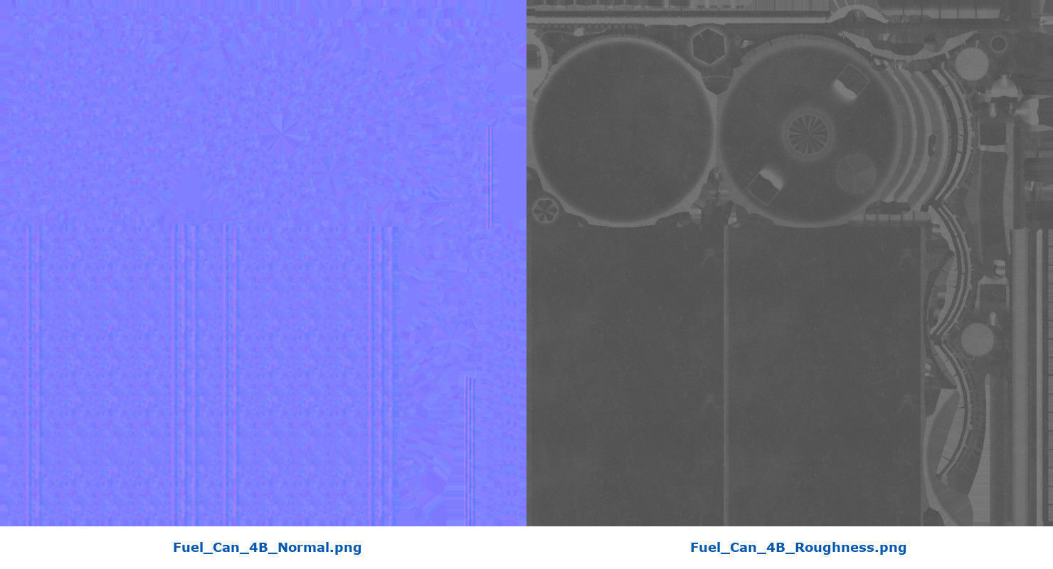 Fuel Can 4B Low-poly 3D model_8