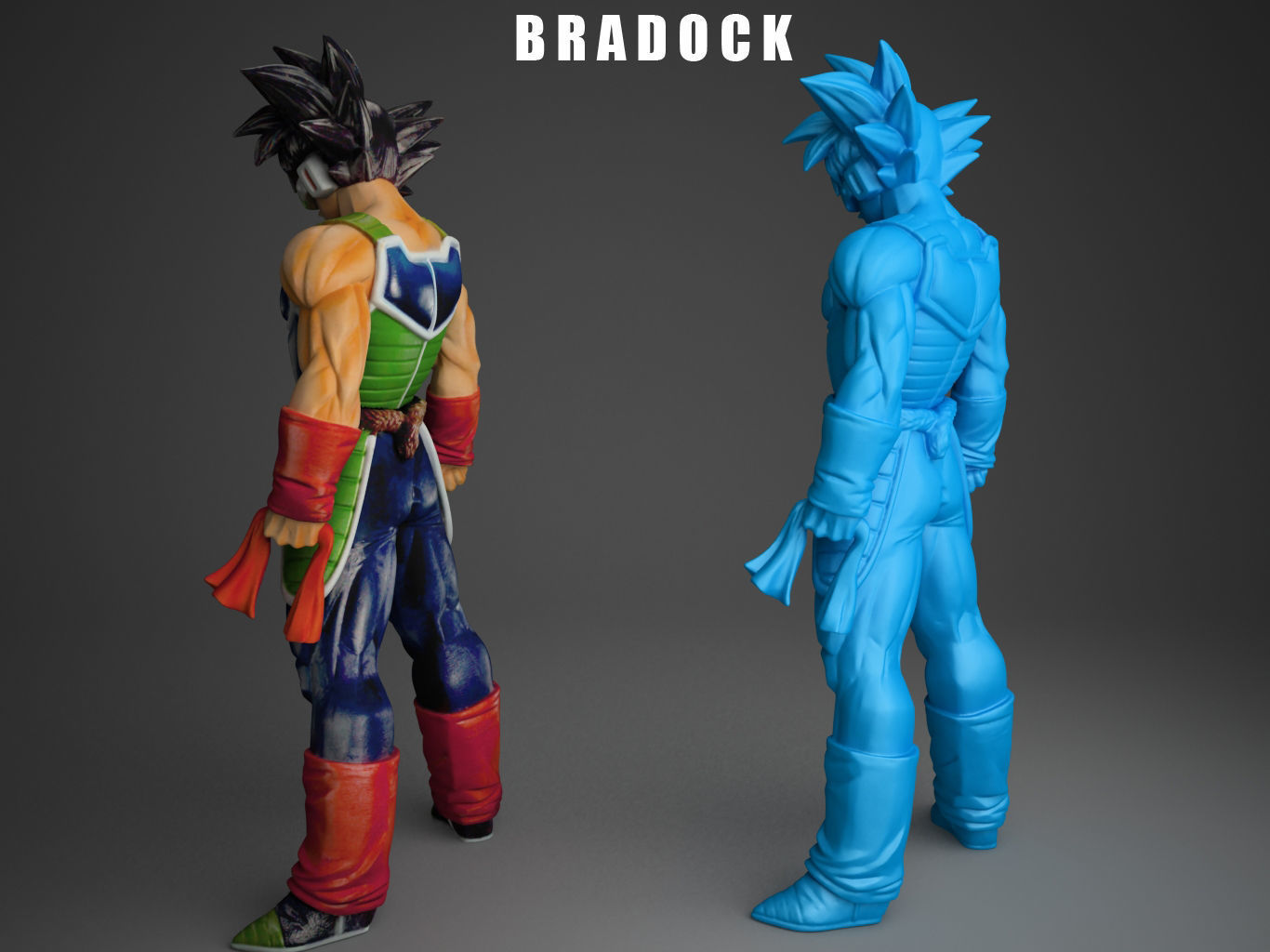 BARDOCK dragon ball z bradock 3D model_9