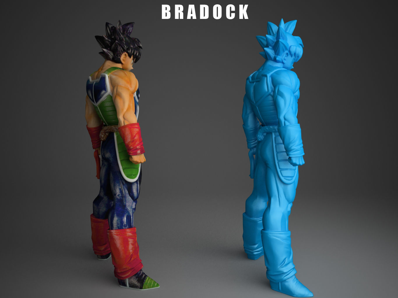 BARDOCK dragon ball z bradock 3D model_12