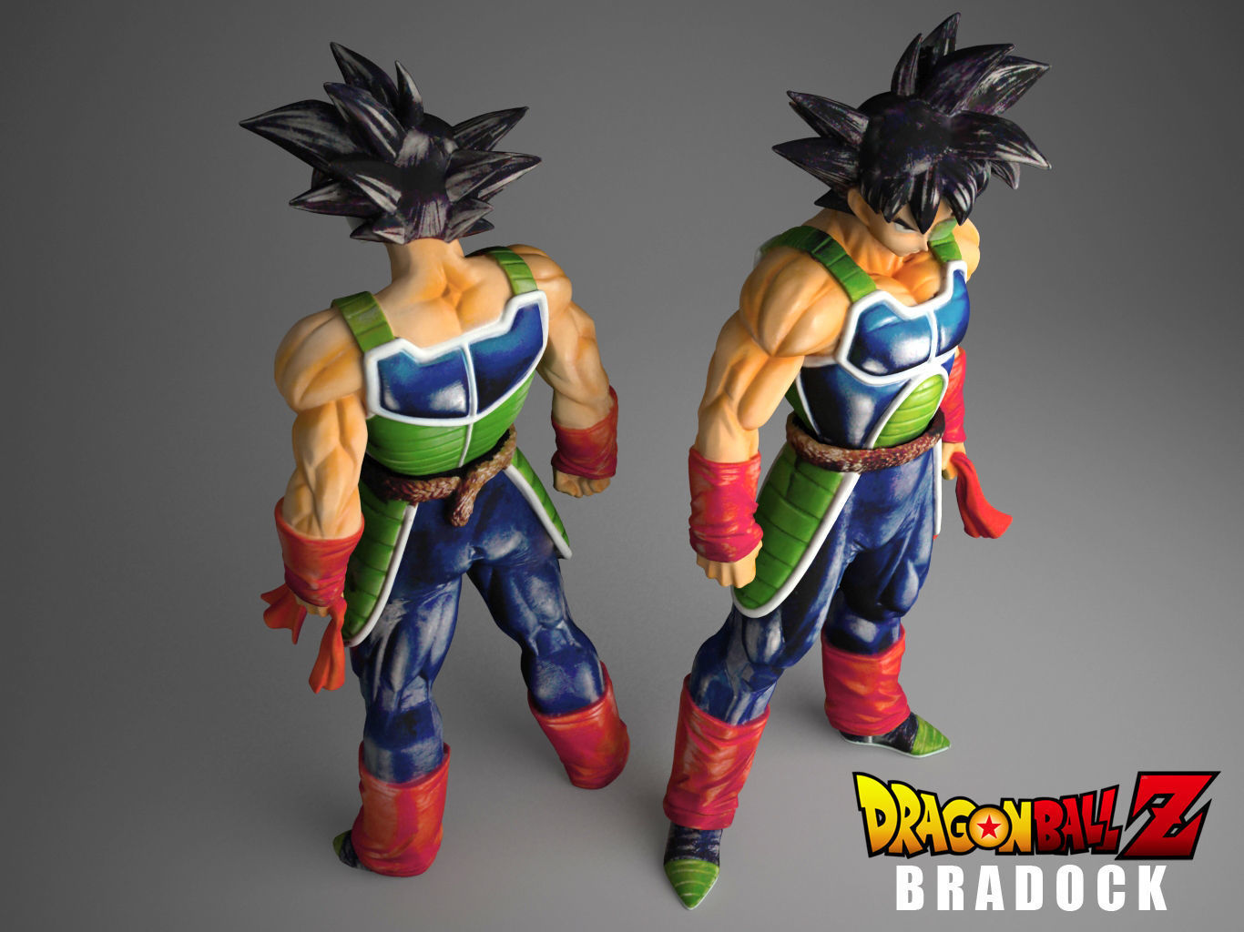 BARDOCK dragon ball z bradock 3D model_2