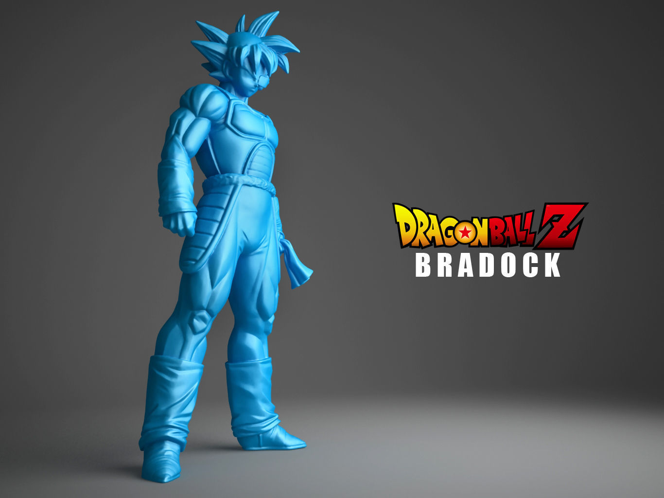 BARDOCK dragon ball z bradock 3D model_5