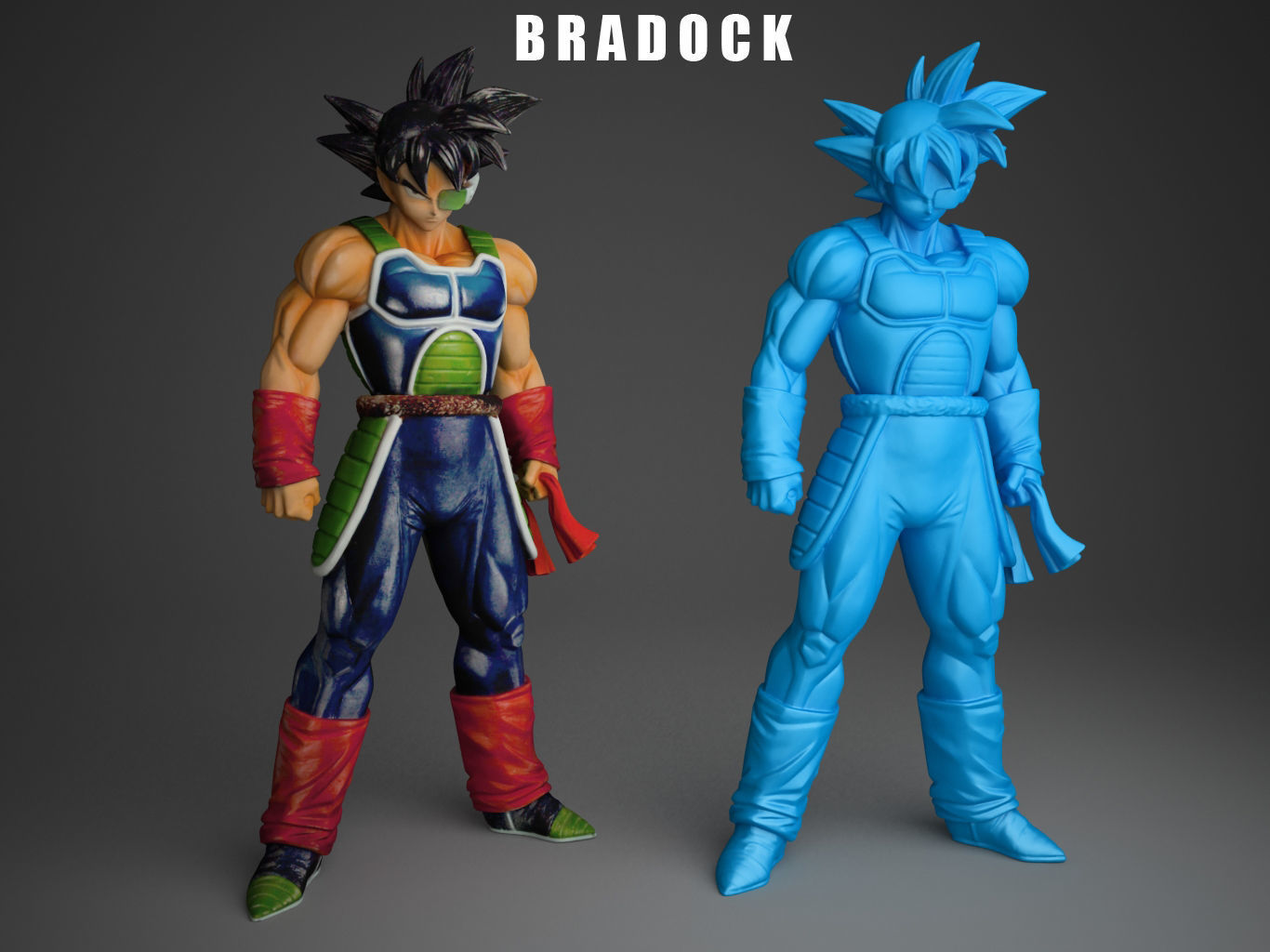 BARDOCK dragon ball z bradock 3D model_14