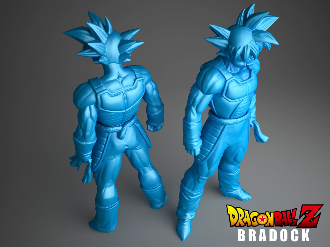 BARDOCK dragon ball z bradock 3D model_3