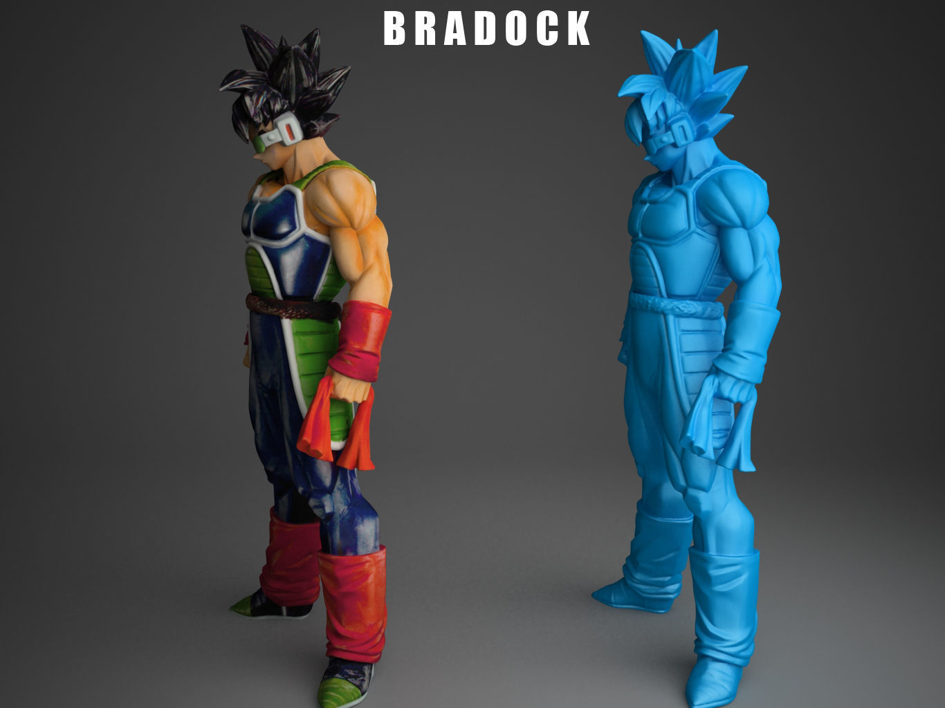BARDOCK dragon ball z bradock 3D model_8