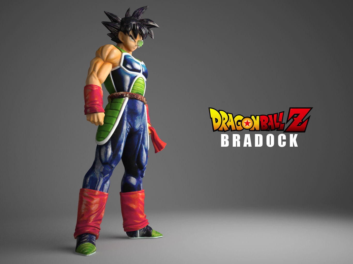 BARDOCK dragon ball z bradock 3D model_4