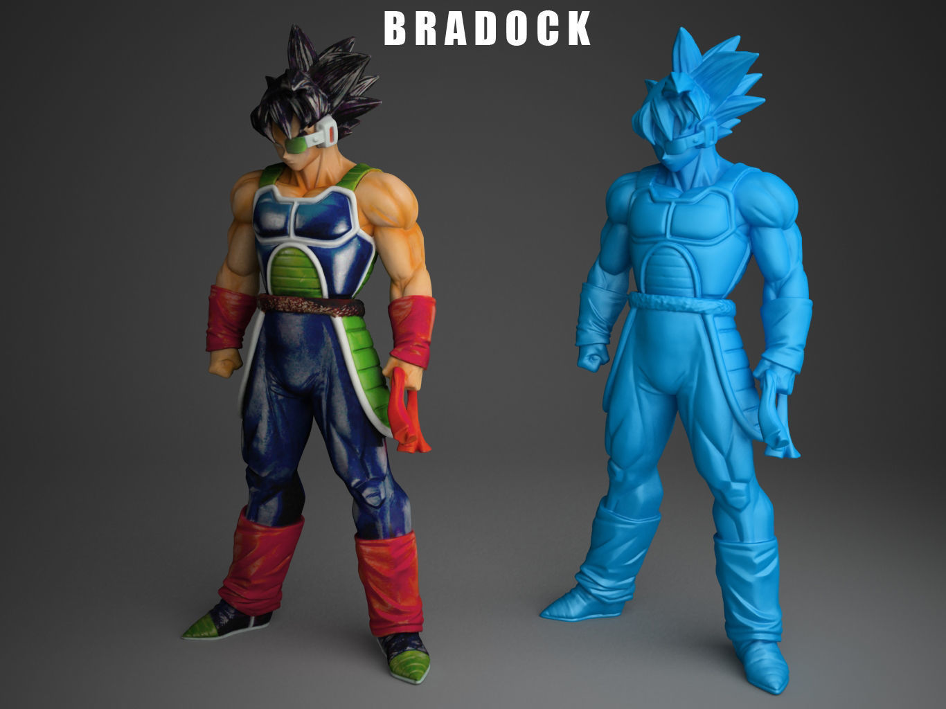 BARDOCK dragon ball z bradock 3D model_7
