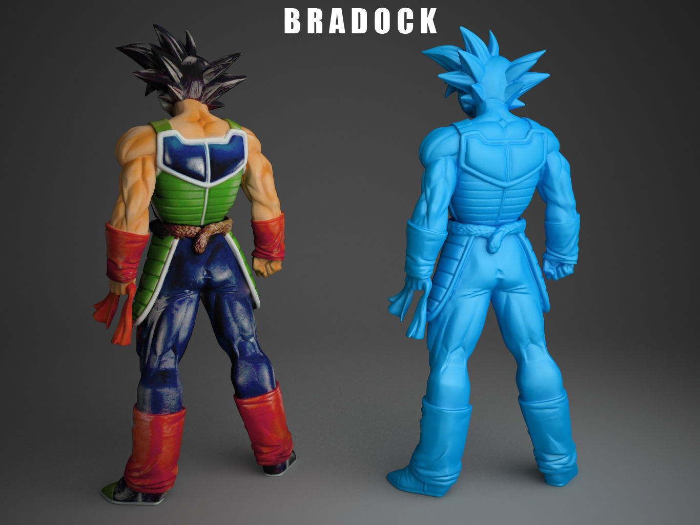 BARDOCK dragon ball z bradock 3D model_10