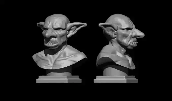 goblin bust