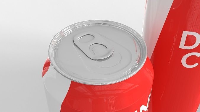 Cans - Classic Standard - Sleek and Mini 3D model 5