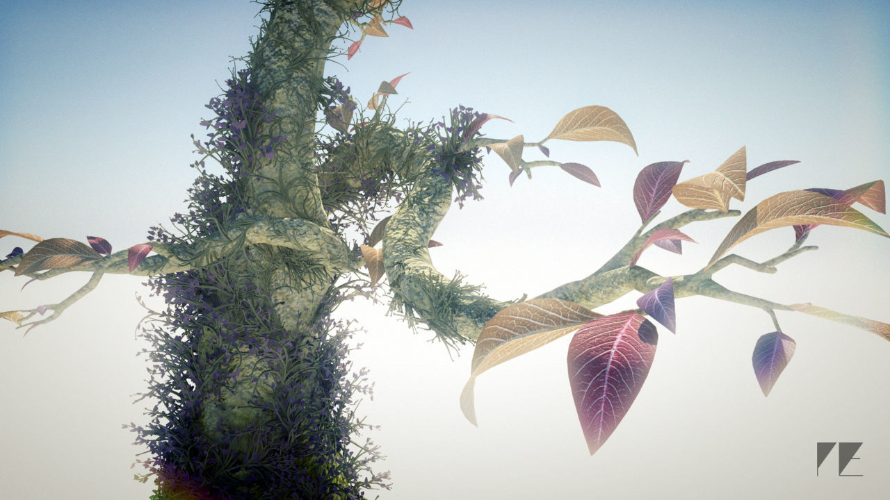 Fantasy Tree 3D model_1