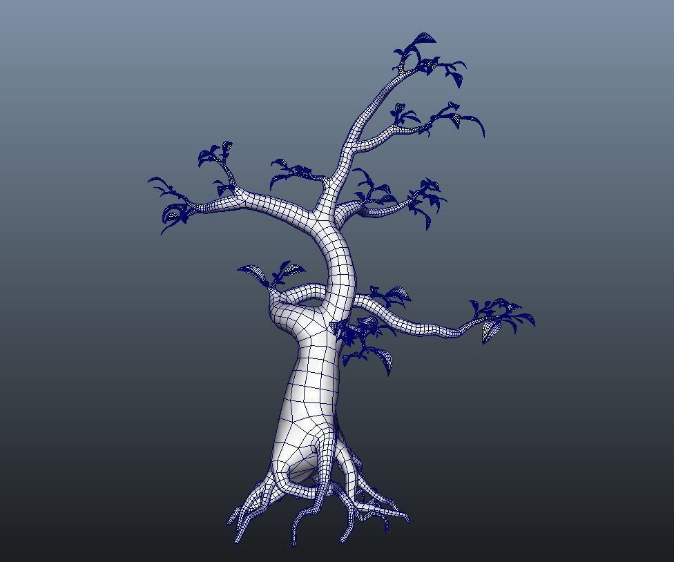 Fantasy Tree 3D model_2