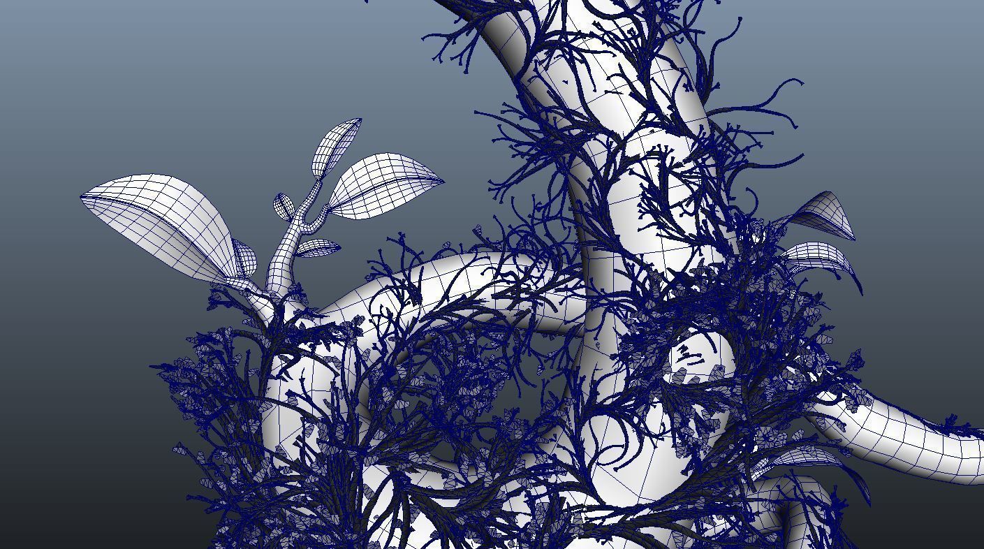 Fantasy Tree 3D model_3