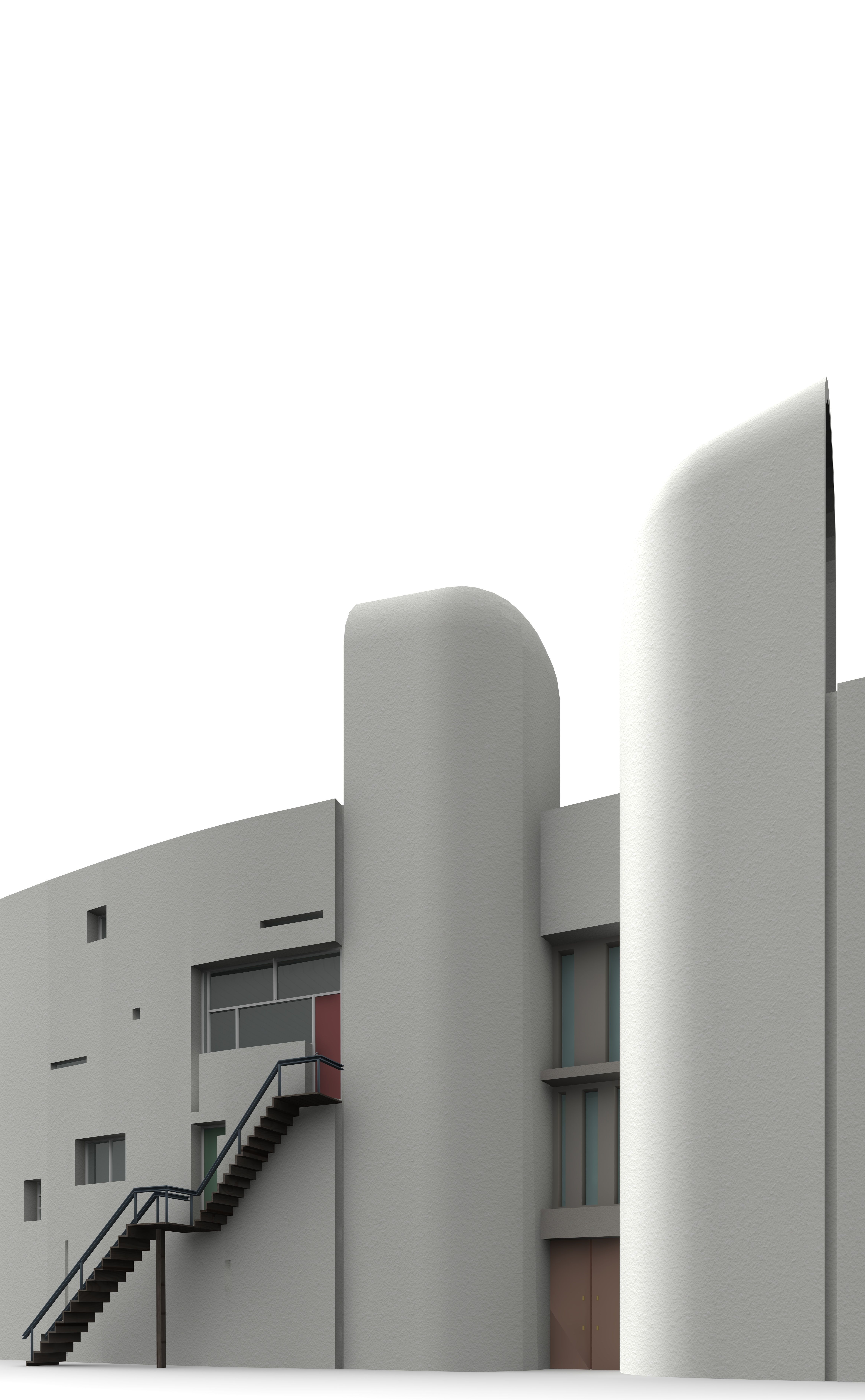 Notre Dame du Haut de Ronchamp 3D model_10