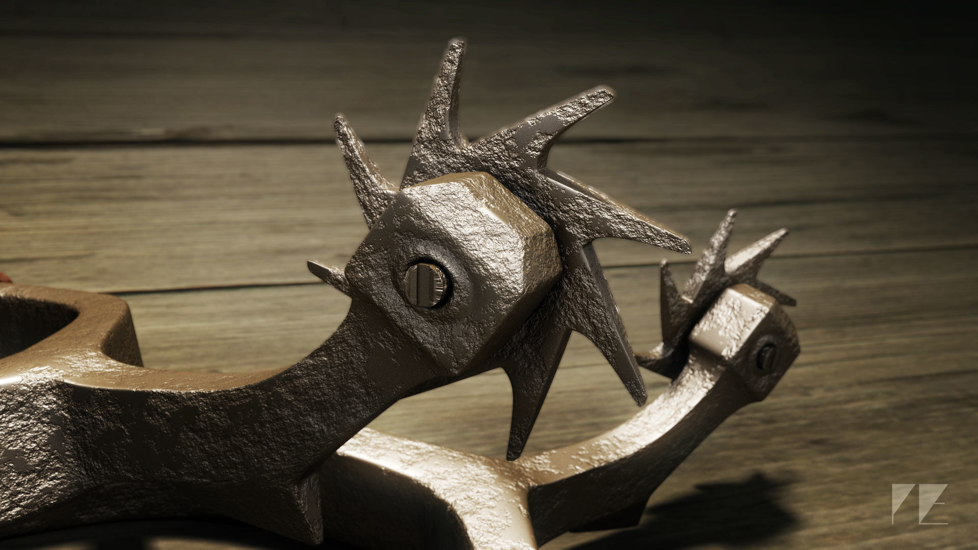 Wild West Cowboy Gear - 4 Pack 3D model_7