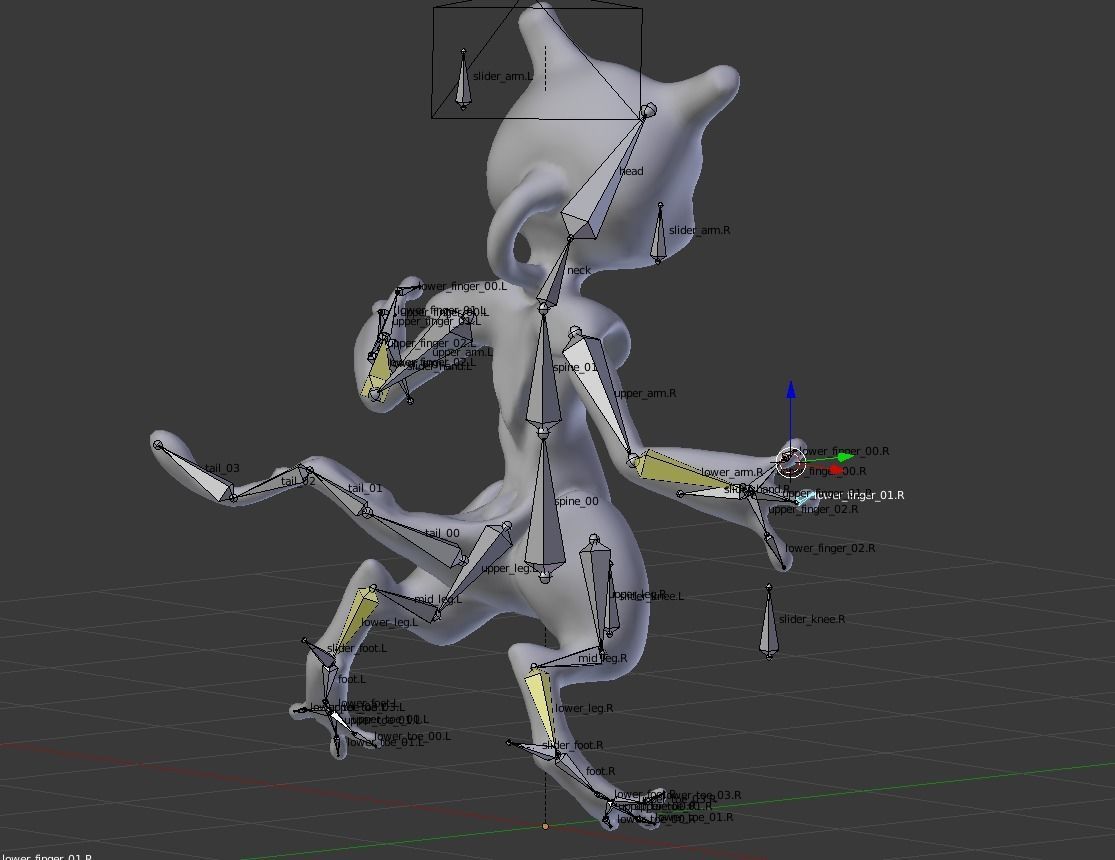 Glowing Mewtwo Free low-poly 3D model_27