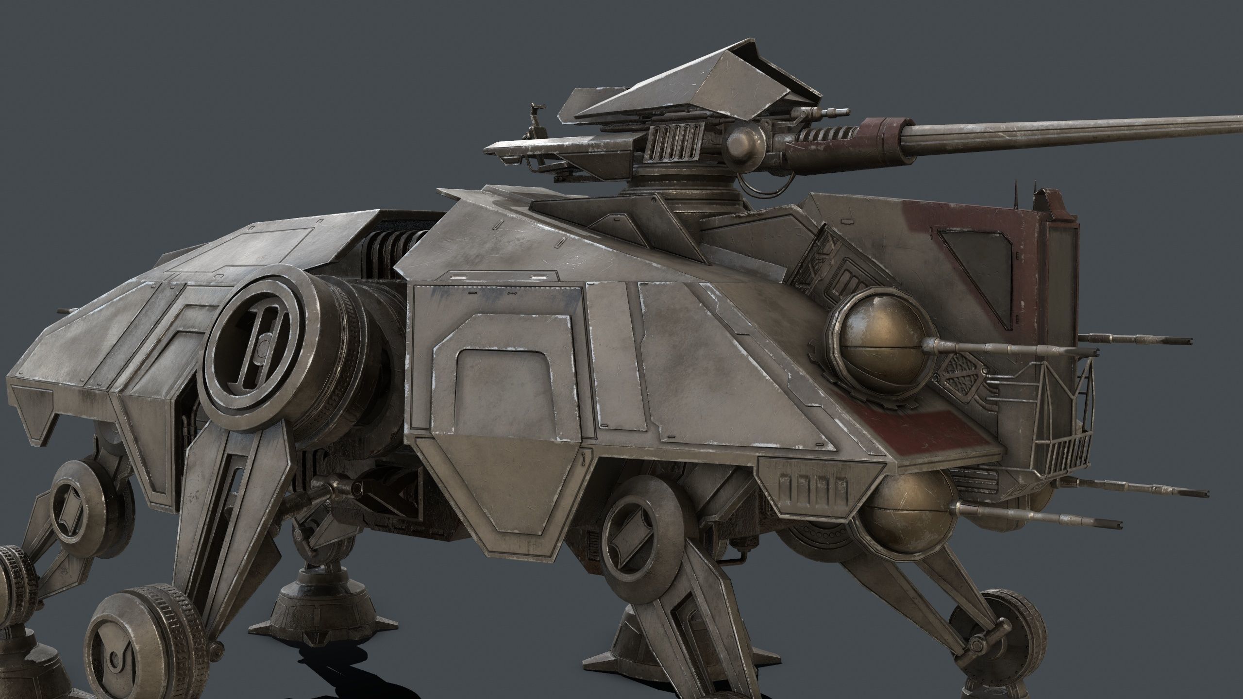 3D model Star Wars - AT-TE VR / AR / low-poly | CGTrader