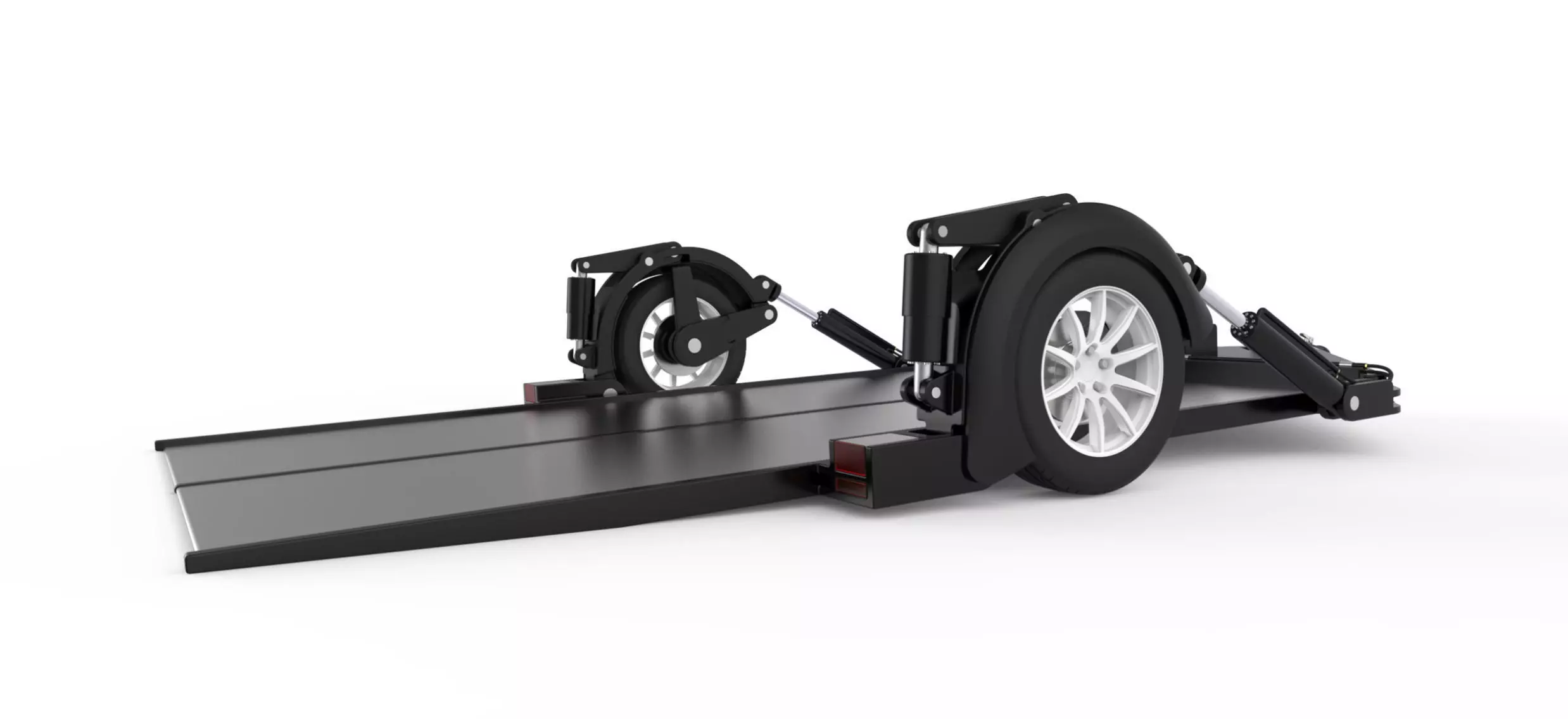 Bauer Drop-Down Trailer Free 3D model