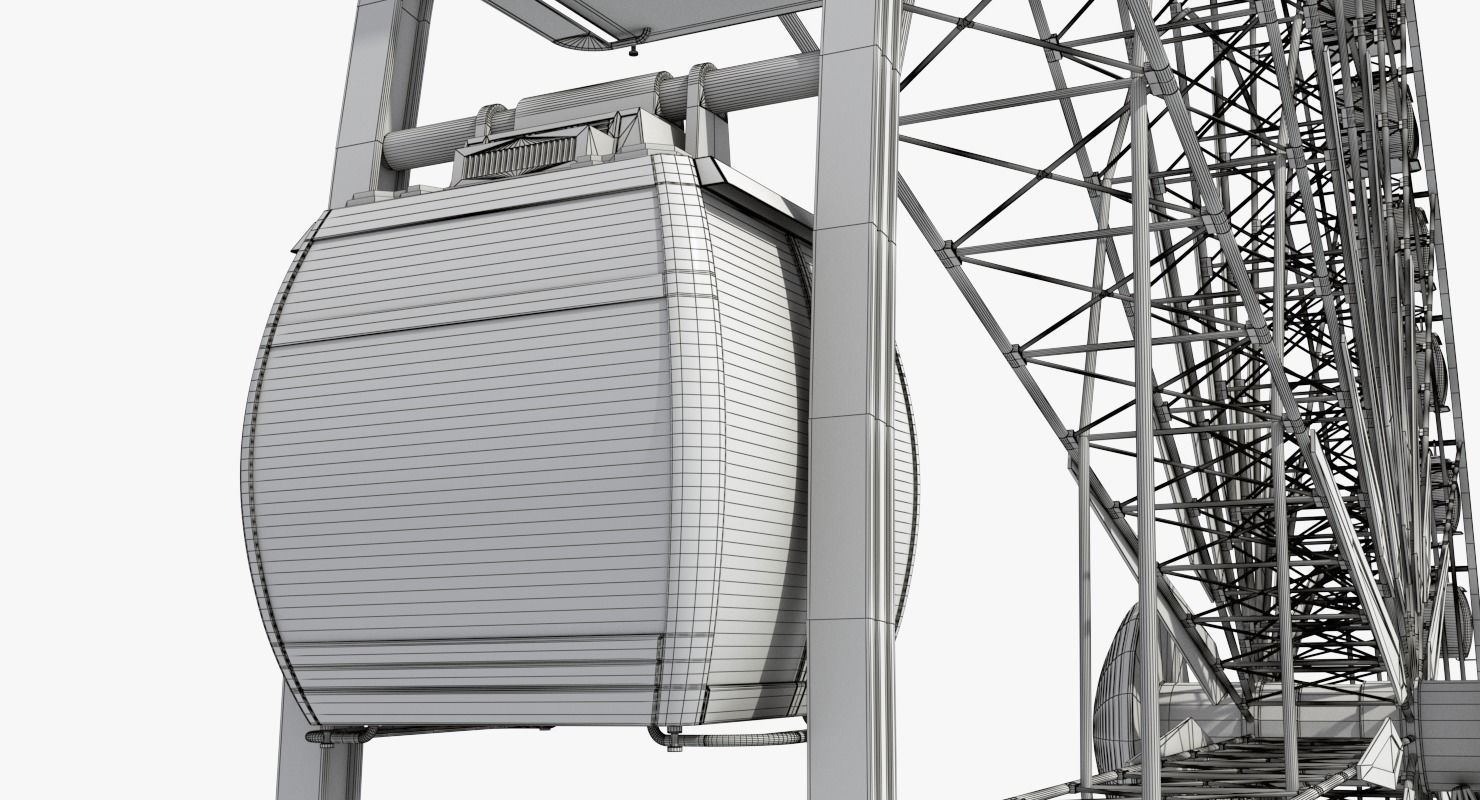 Sky Ferris Wheel Maya 3D model_23
