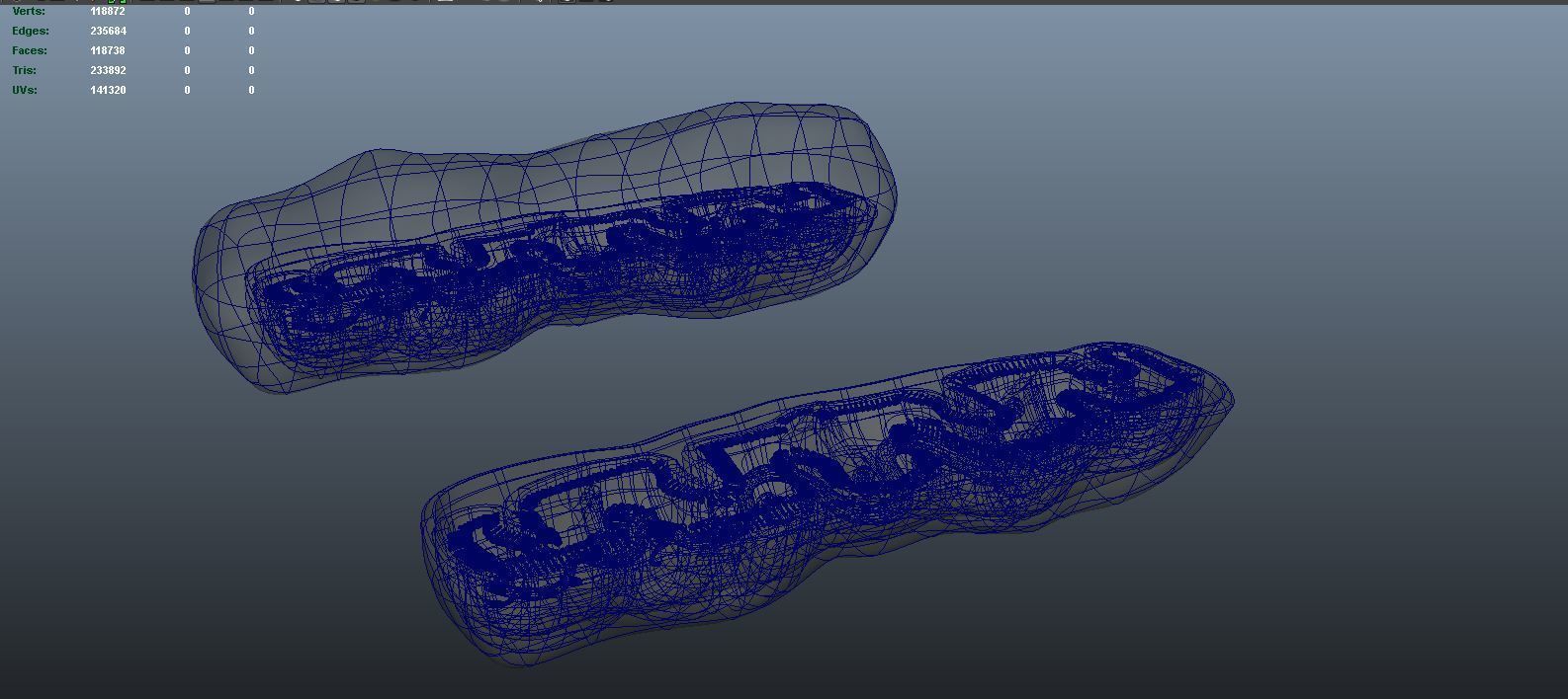 mitochondria cell 3D model_4
