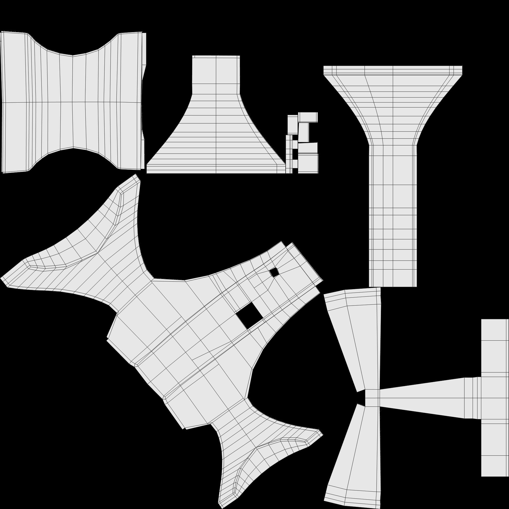 Blacksmith Anvil Low-poly 3D model_5