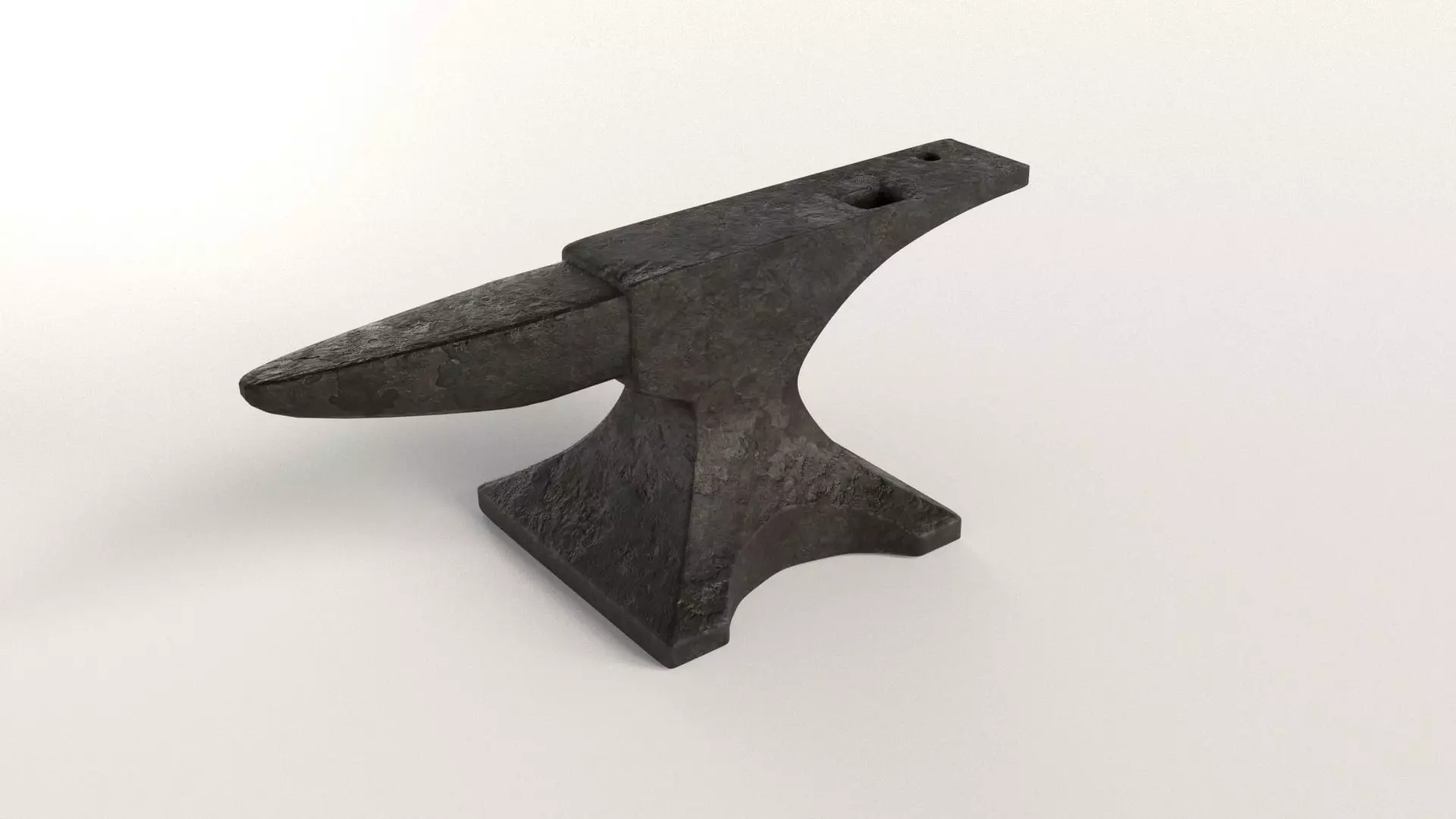 Blacksmith Anvil Low-poly 3D model_0