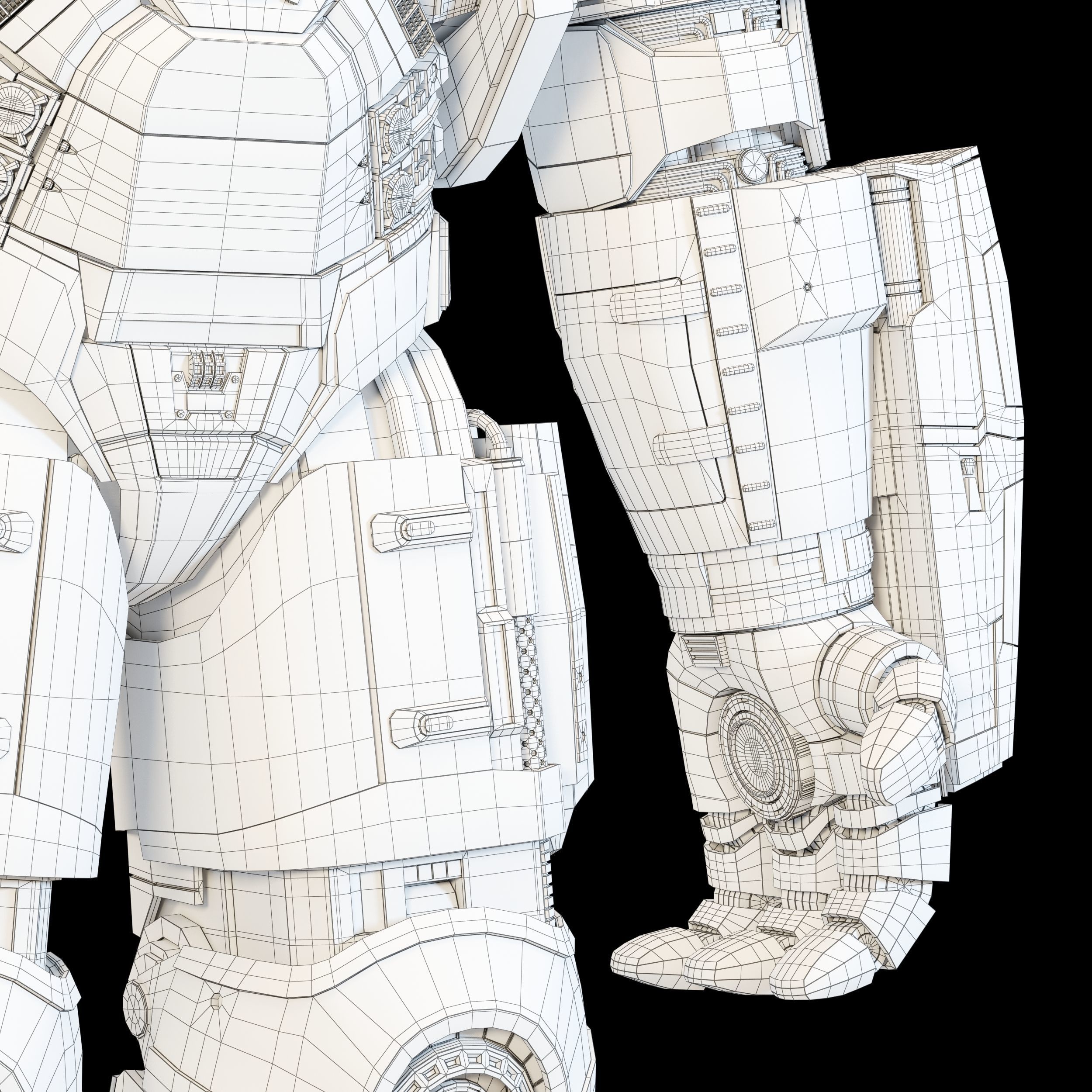 Hulkbuster - Avengers Age of Ultron RIGGED 3D model_30