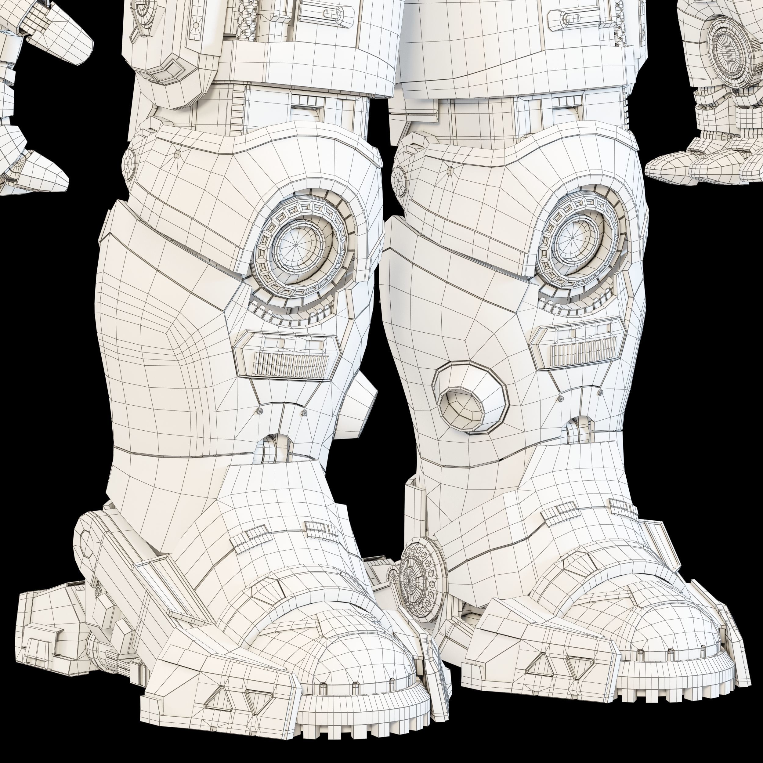 Hulkbuster - Avengers Age of Ultron RIGGED 3D model_26