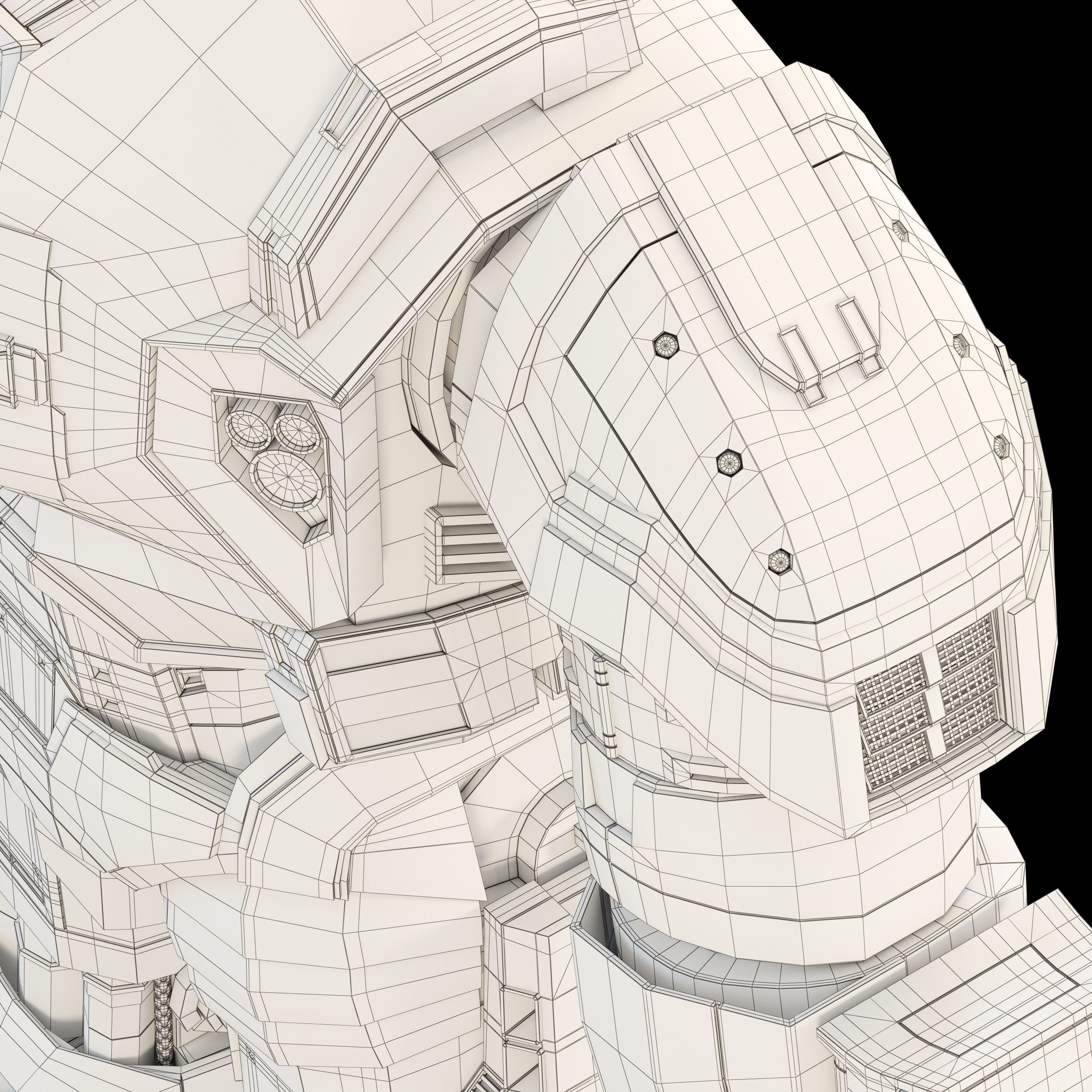 Hulkbuster - Avengers Age of Ultron RIGGED 3D model_28