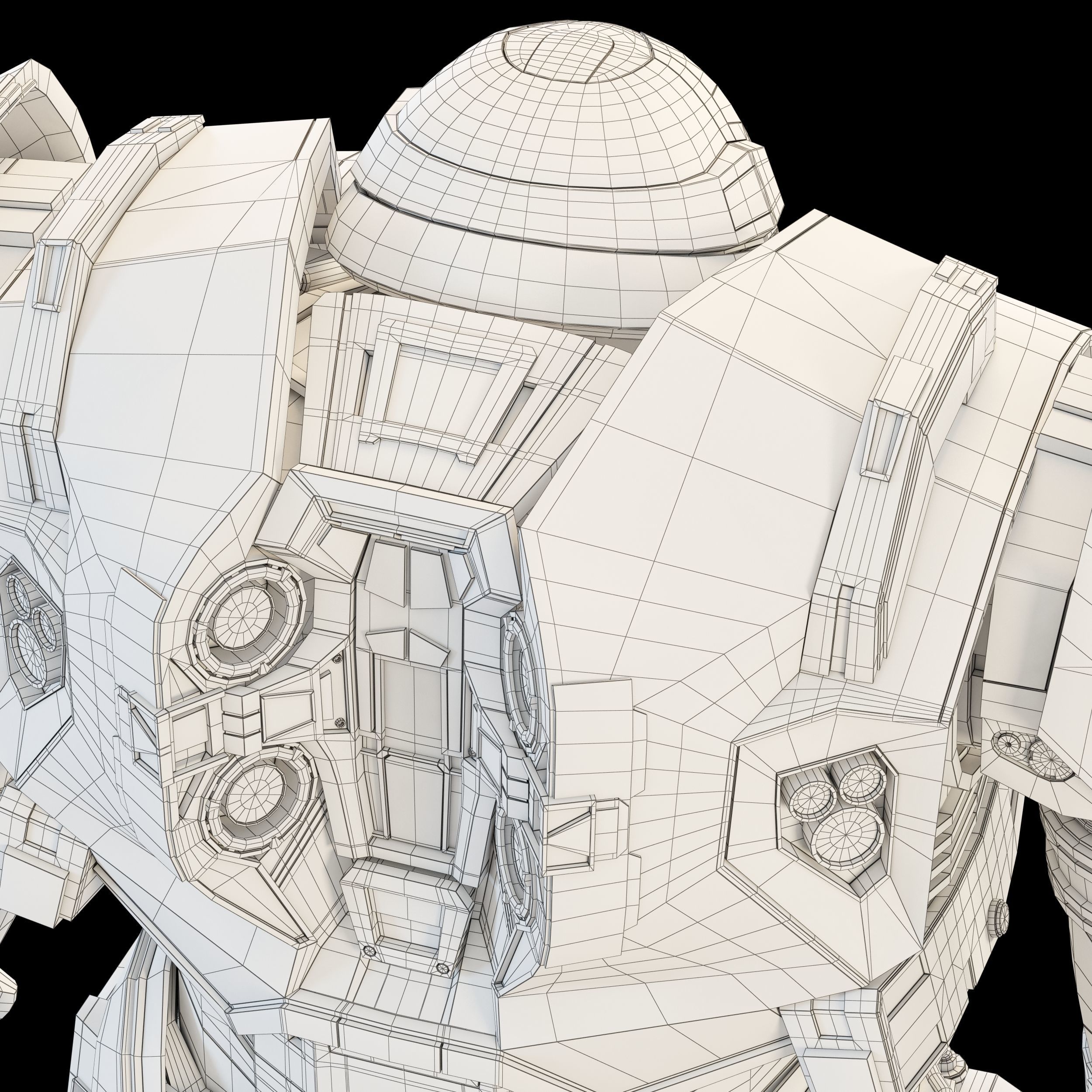 Hulkbuster - Avengers Age of Ultron RIGGED 3D model_25