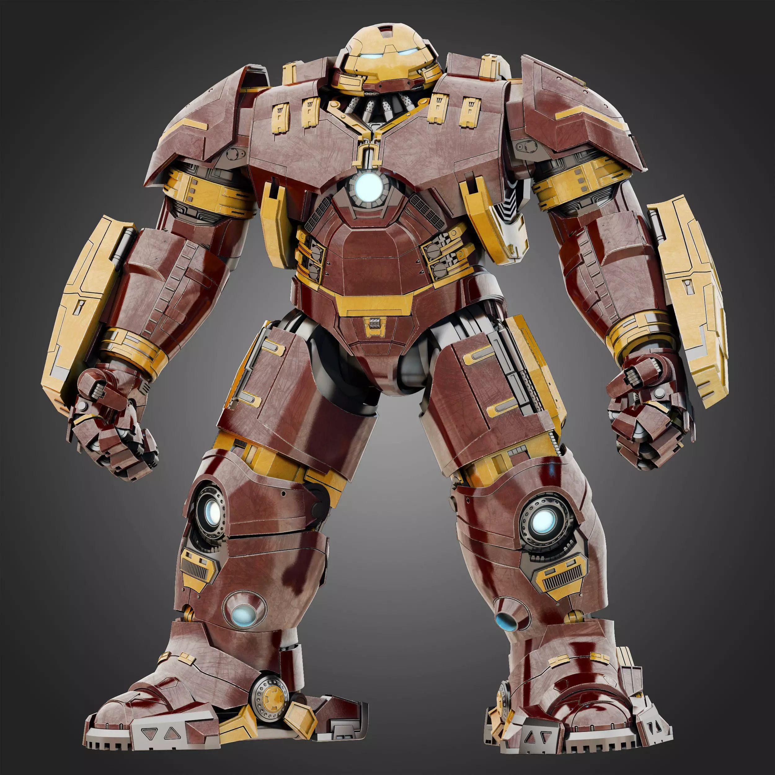Hulkbuster - Avengers Age of Ultron RIGGED 3D model_0