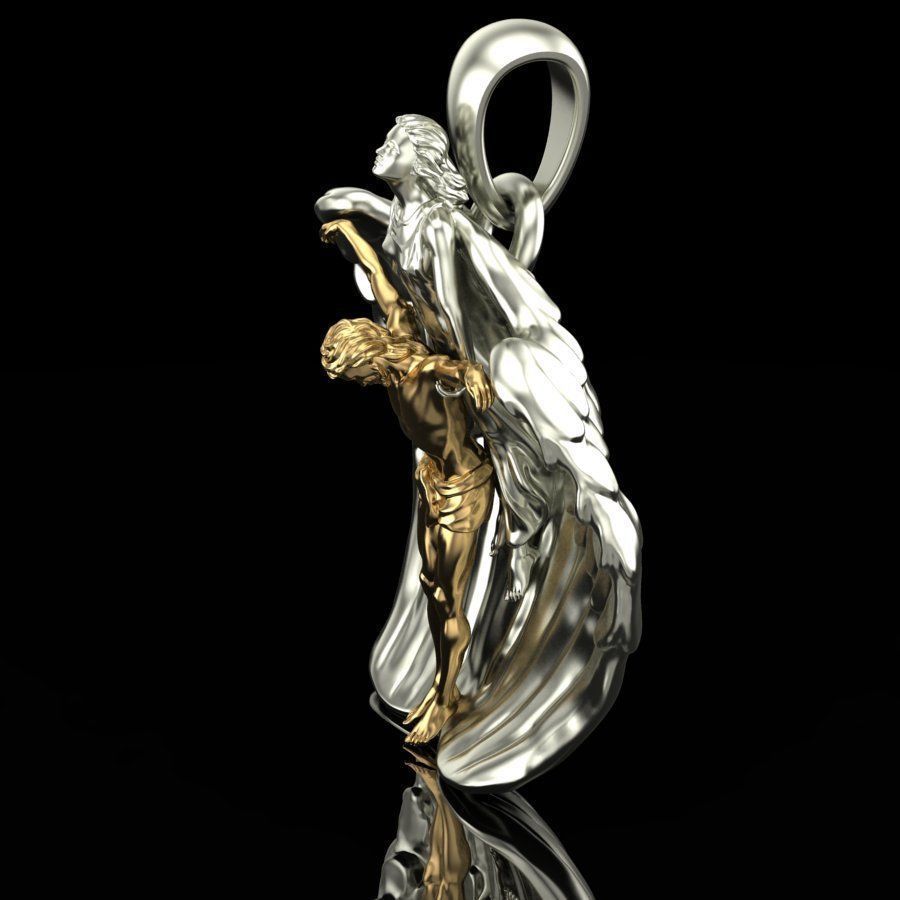 Rescue pendant 3D print model_1