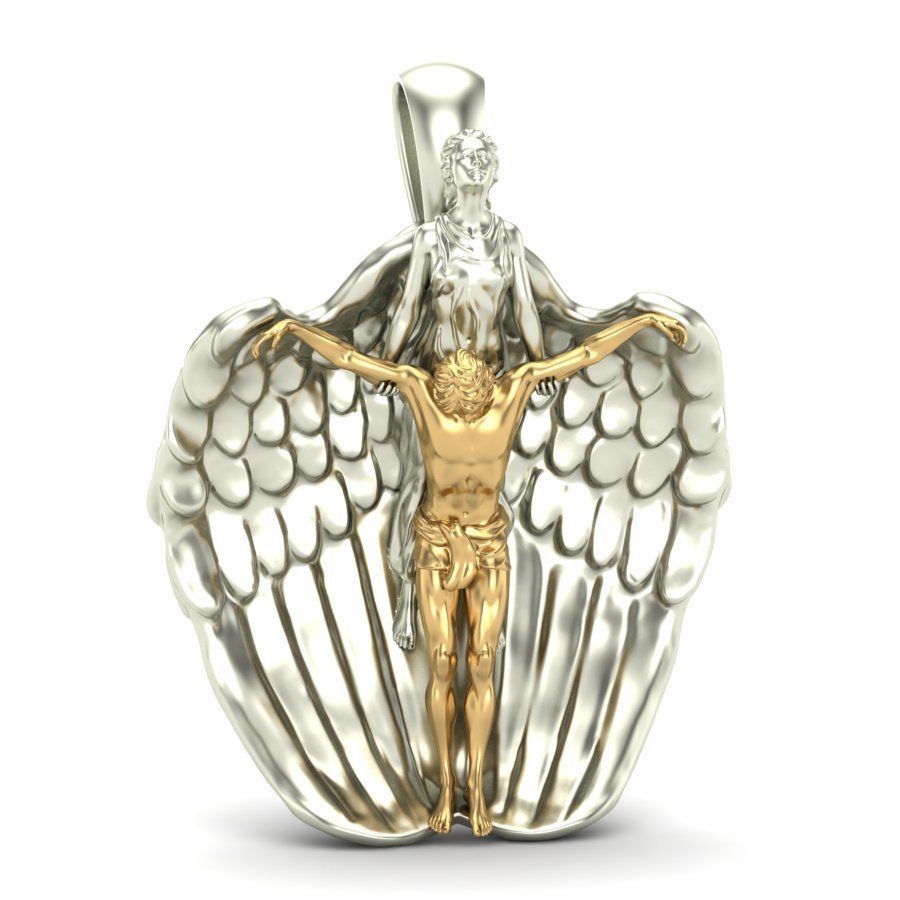 Rescue pendant 3D print model_3