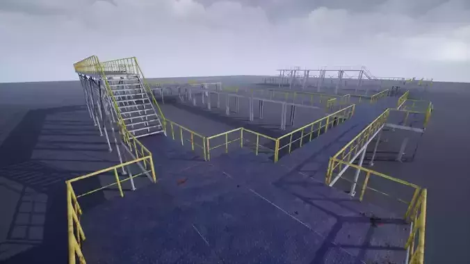 Modular industrial platform UE4