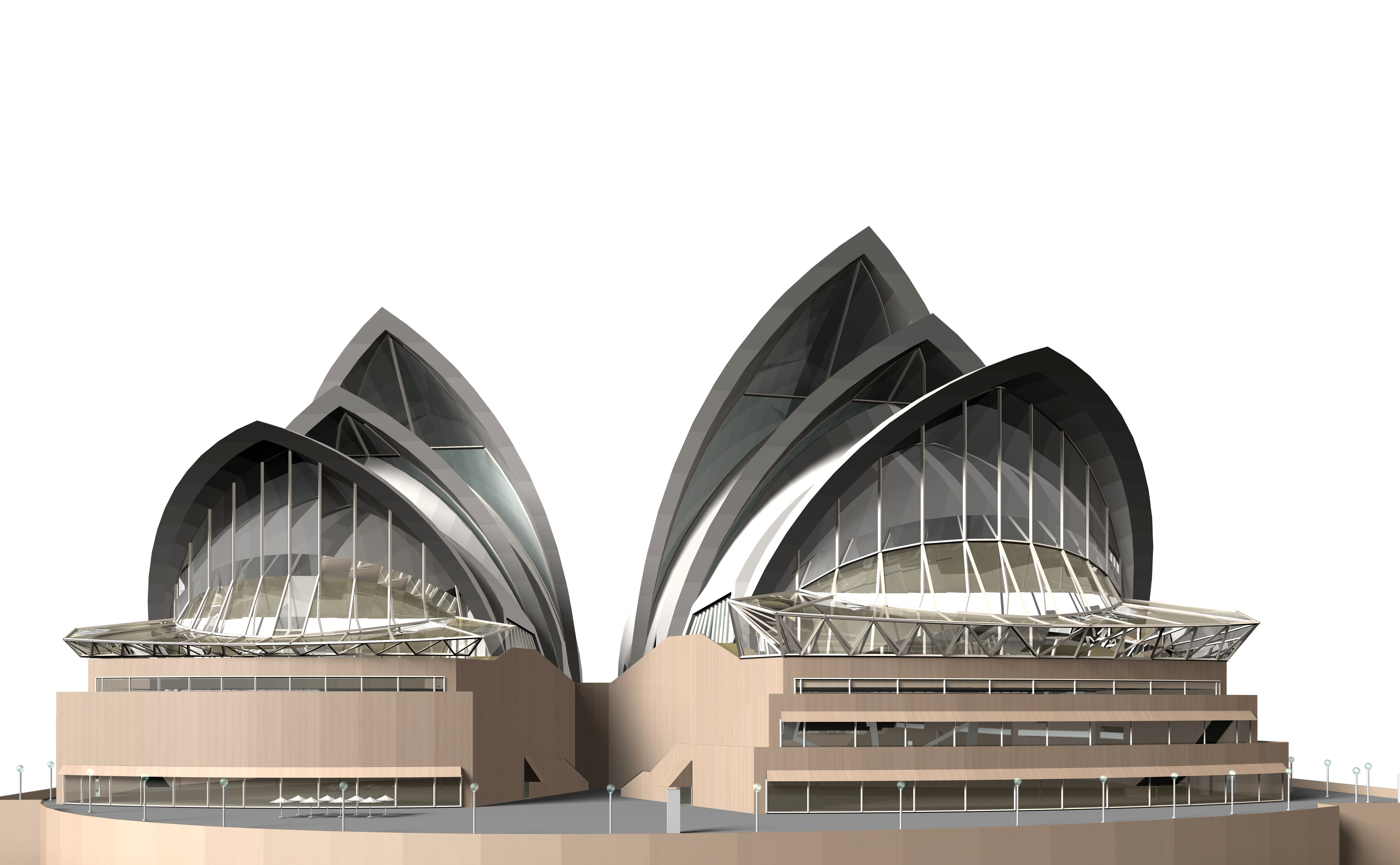 Sydney Opera House 3D model_4
