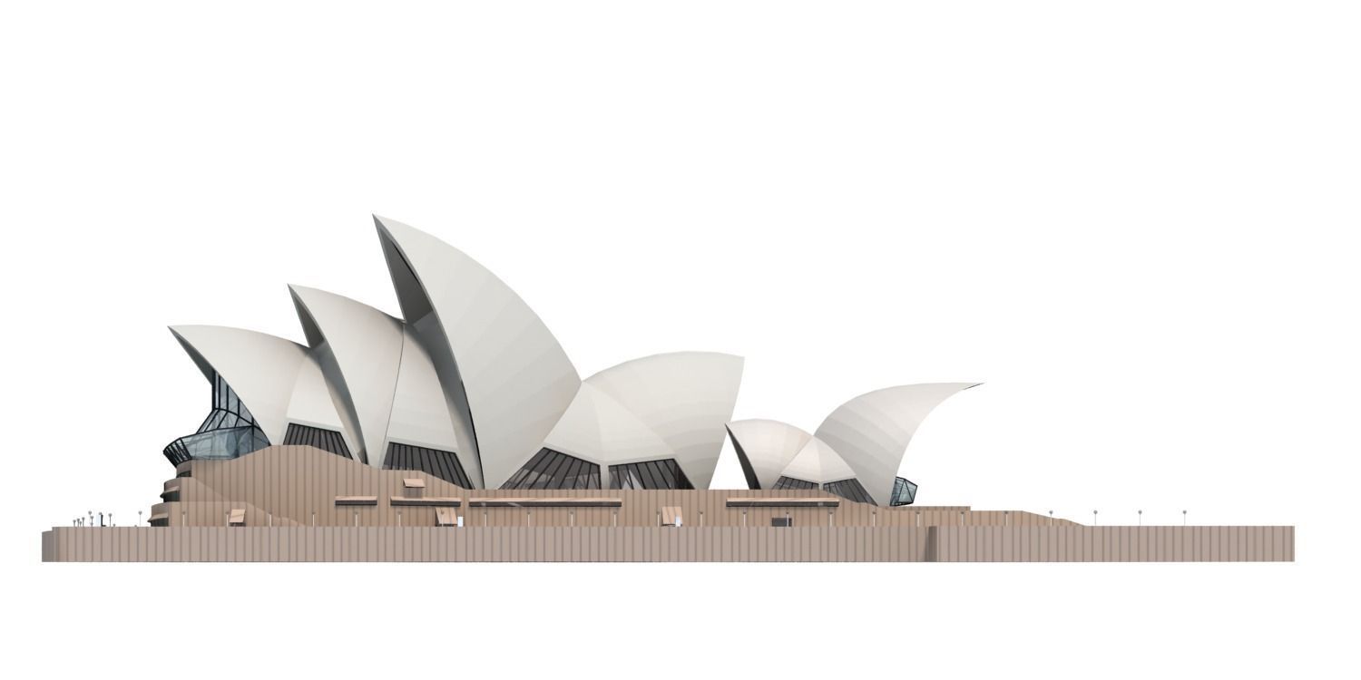 Sydney Opera House 3D model_3