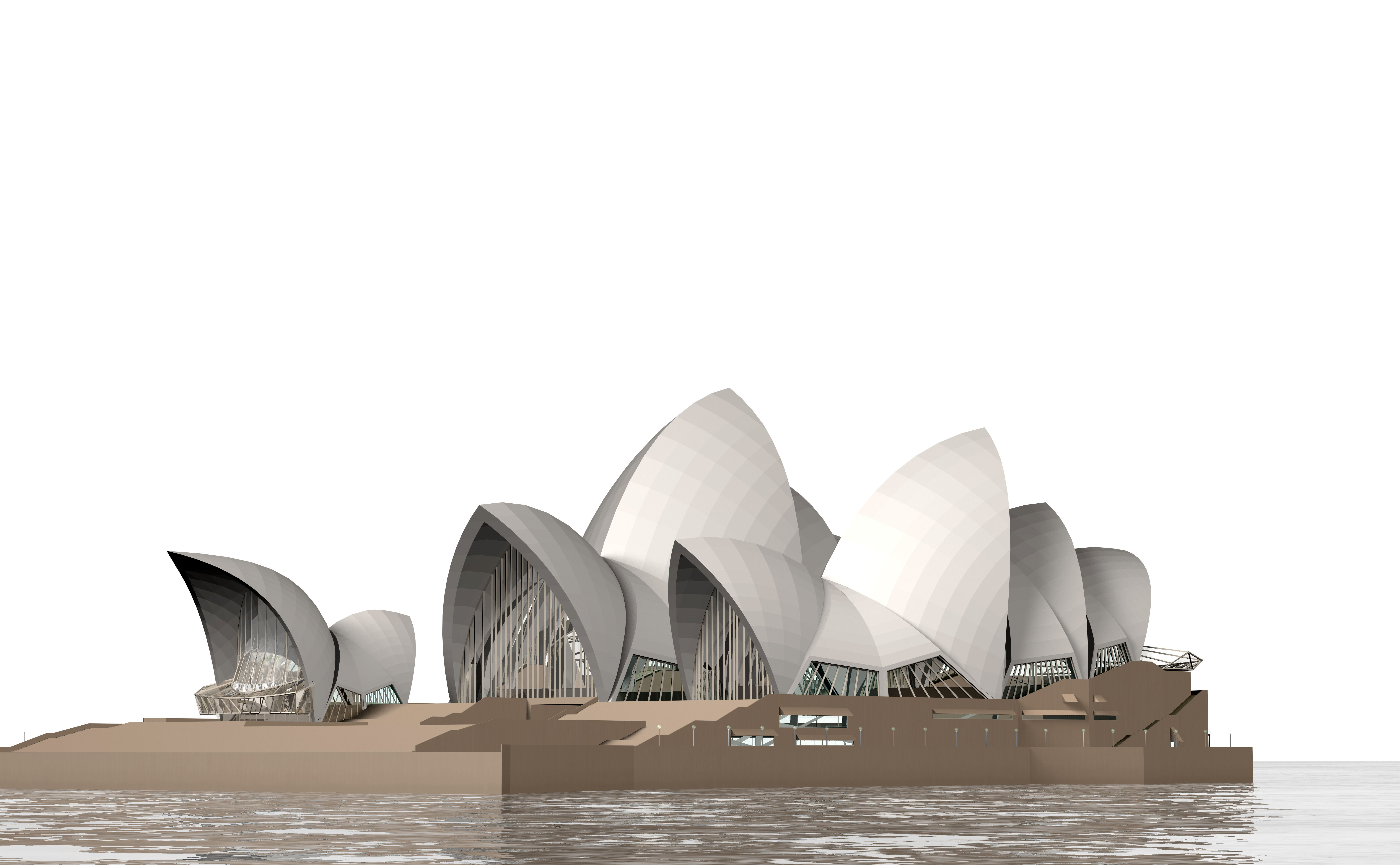 Sydney Opera House 3D model_2