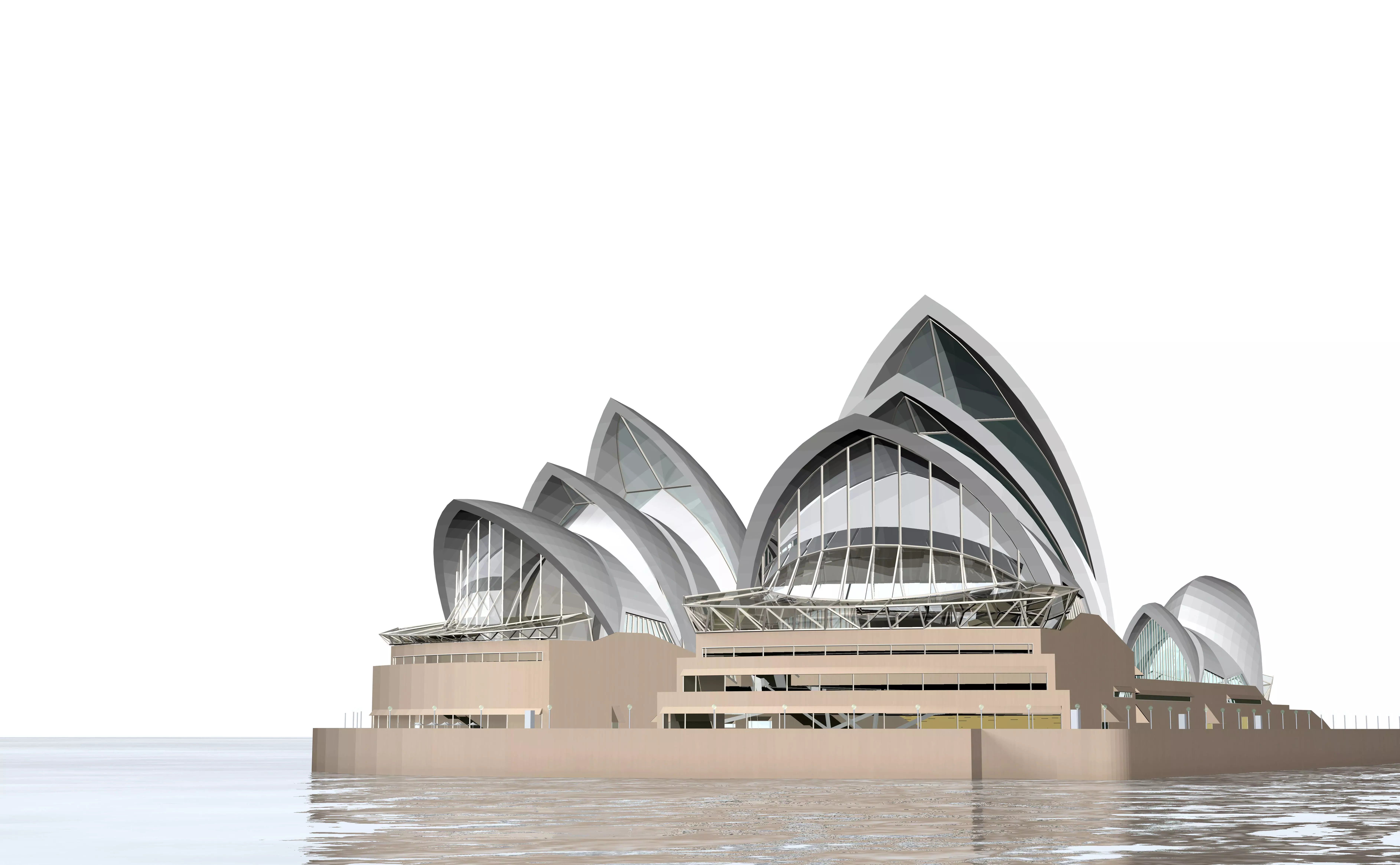 Sydney Opera House 3D model_0