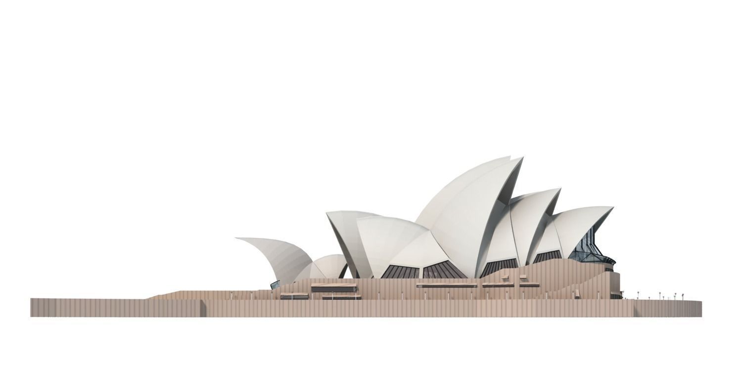 Sydney Opera House 3D model_7