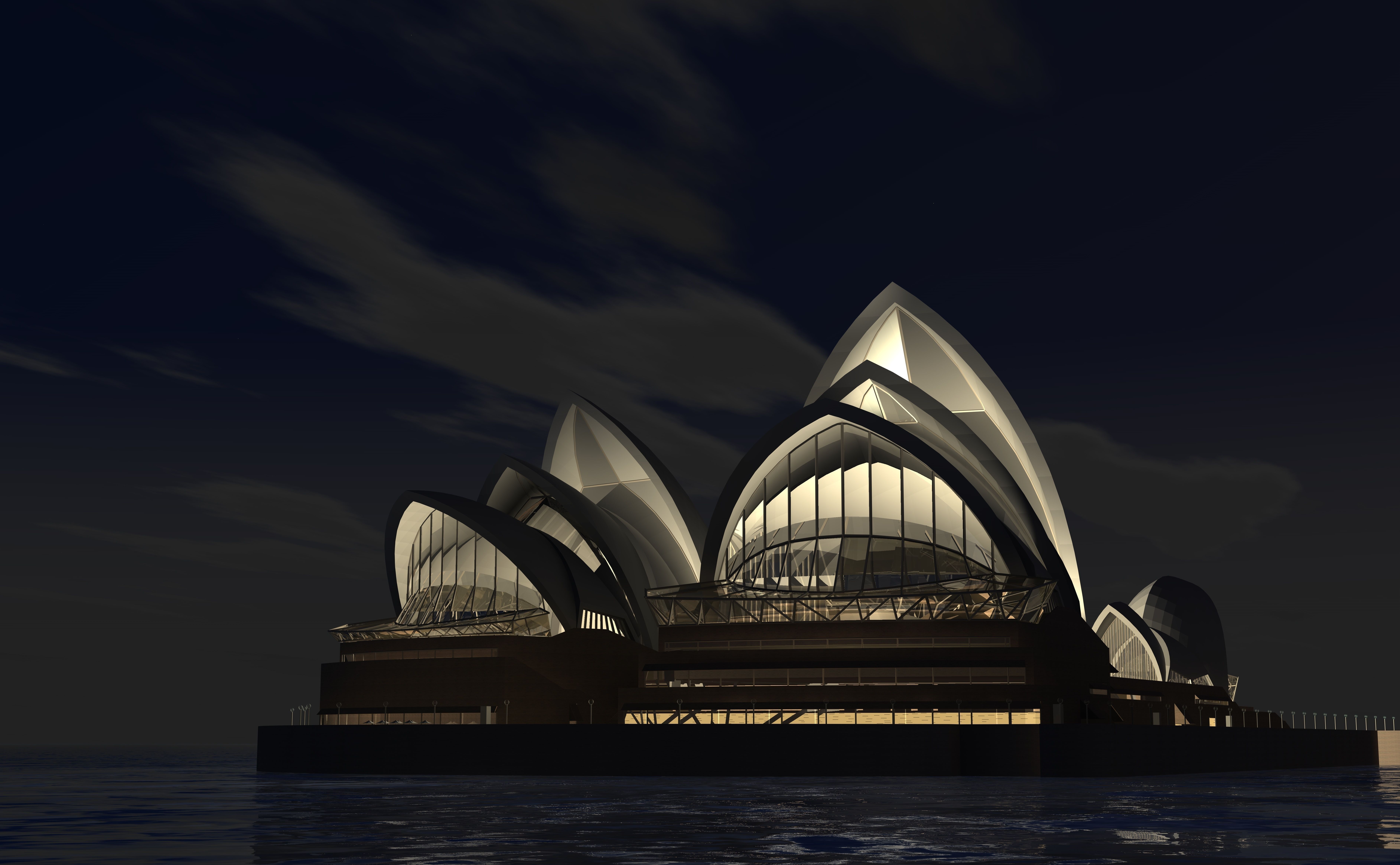Sydney Opera House 3D model_12