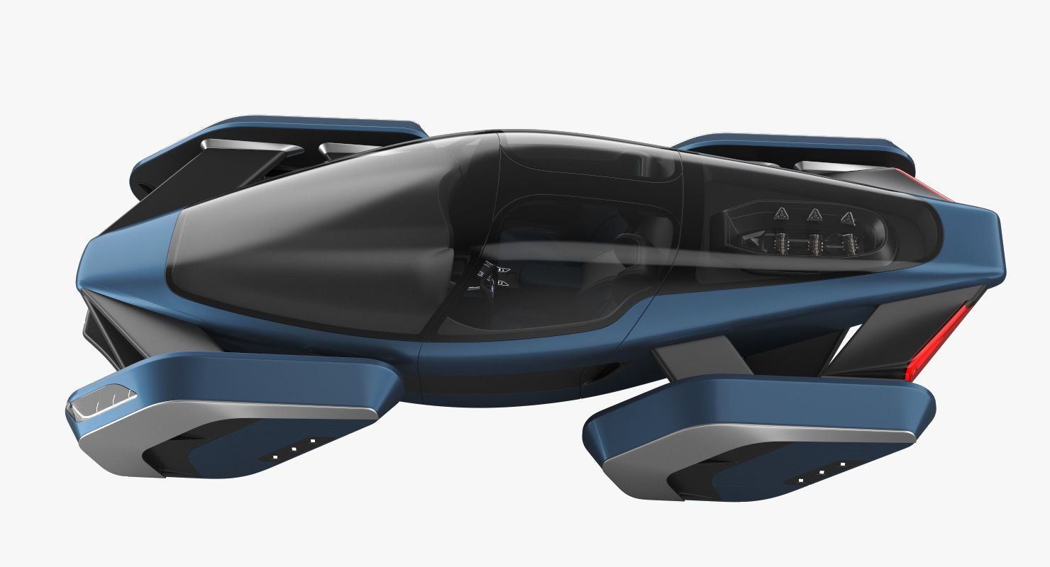 Hover car concept 3 3D model_7