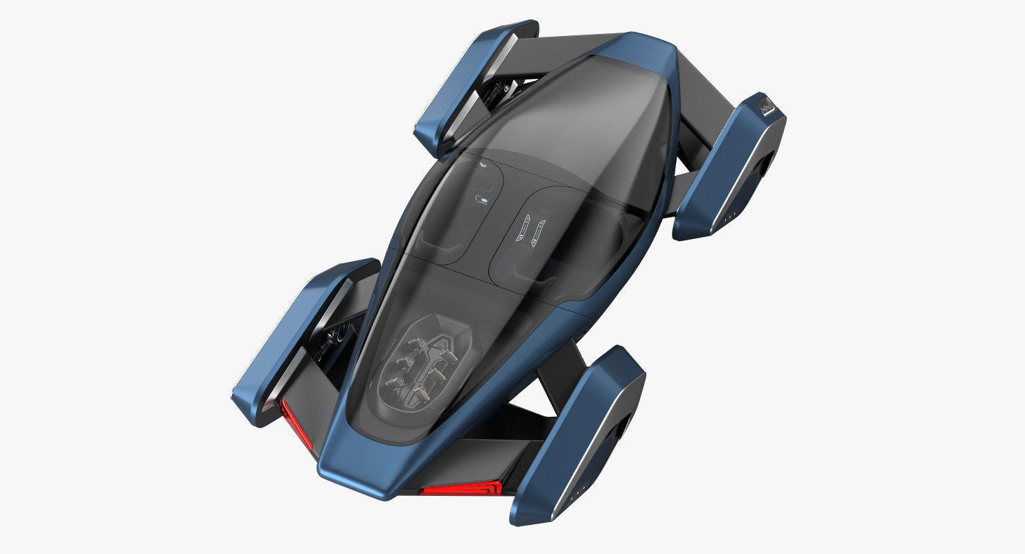 Hover car concept 3 3D model_12