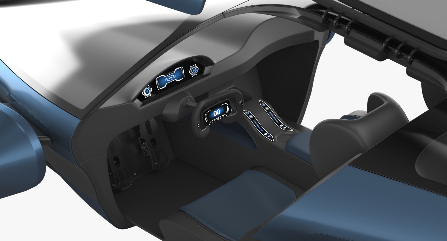 Hover car concept 3 3D model_20